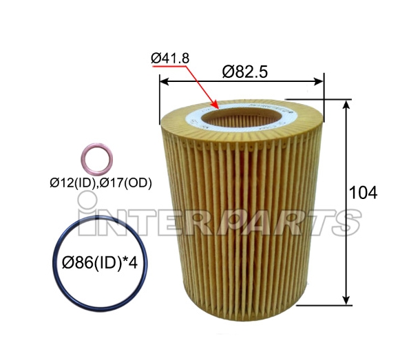 FORD 호환 OIL FILTER 4G7V6744AA BOEO-788