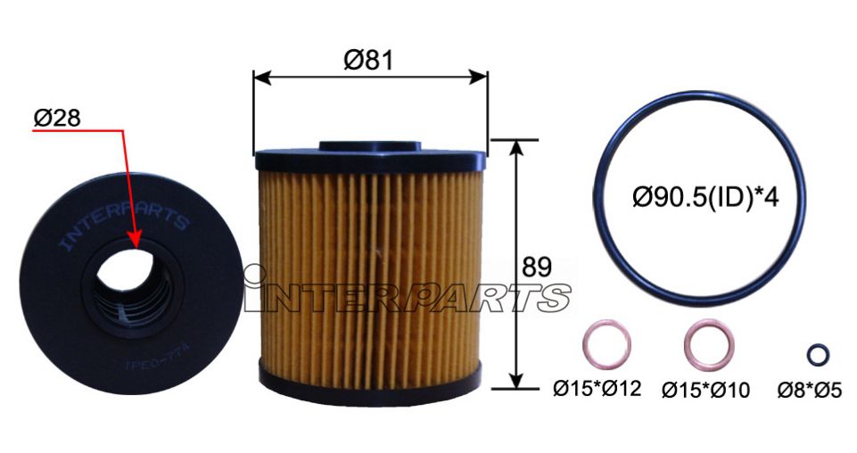 FORD 호환 OIL FILTER 5022 737 IPEO-774