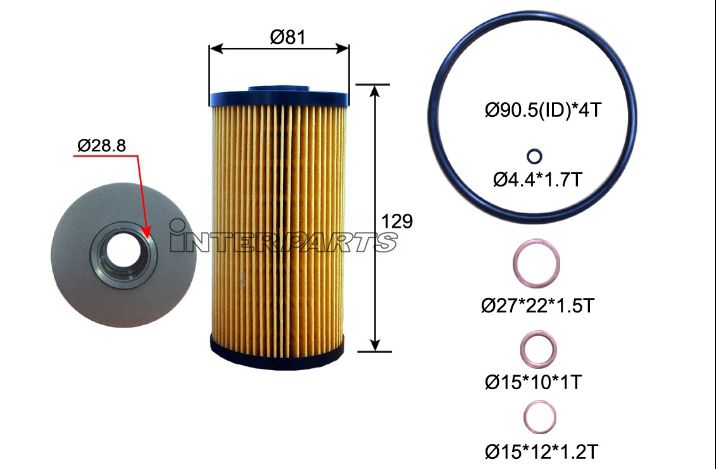 FORD 호환 OIL FILTER 5004 282 IPEO-776