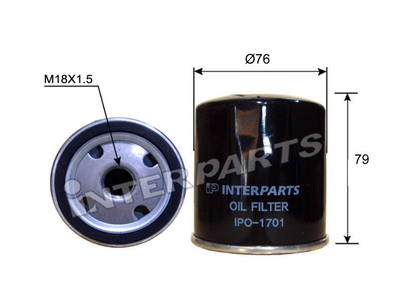 PEUGEOT 호환 OIL FILTER 1109-A9 IPO-1701