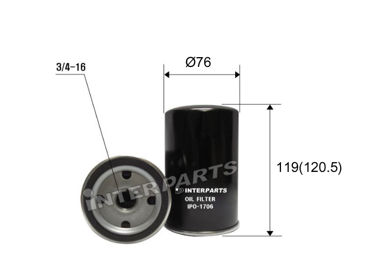 FORD 호환 OIL FILTER 5012 651 IPO-1706