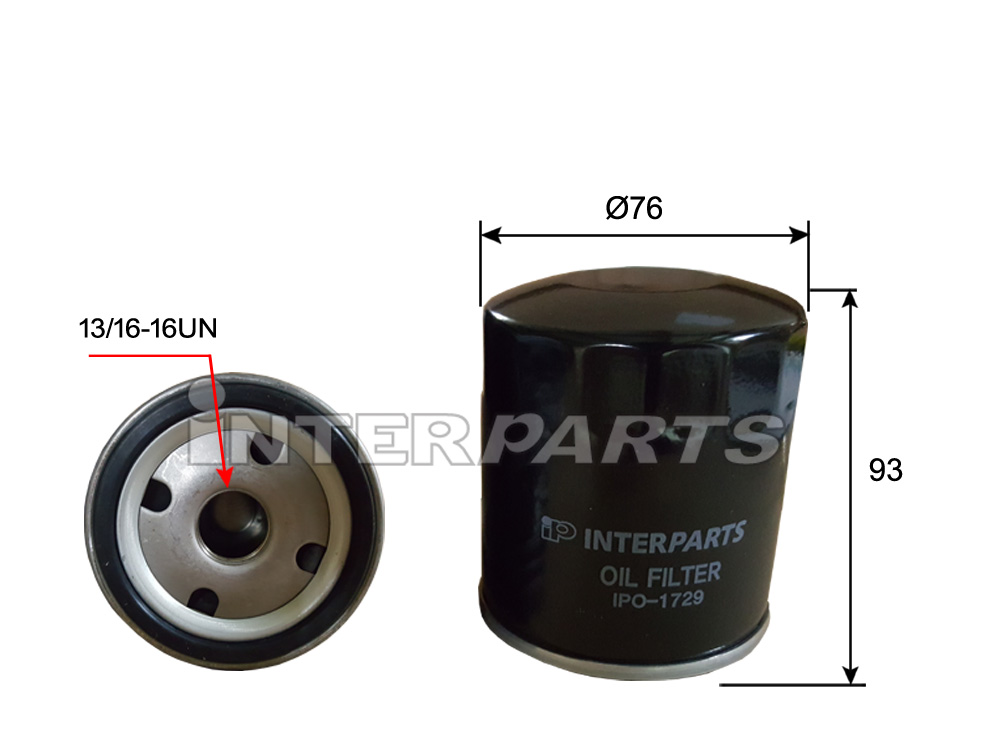 FORD 호환 OIL FILTER 5007 165 IPO-1729